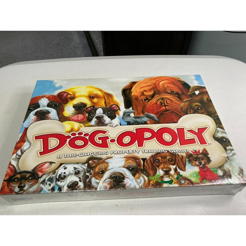Dog Opoly Dogopoly Property Trading Board Game Late for the Sky Dog New Sealed